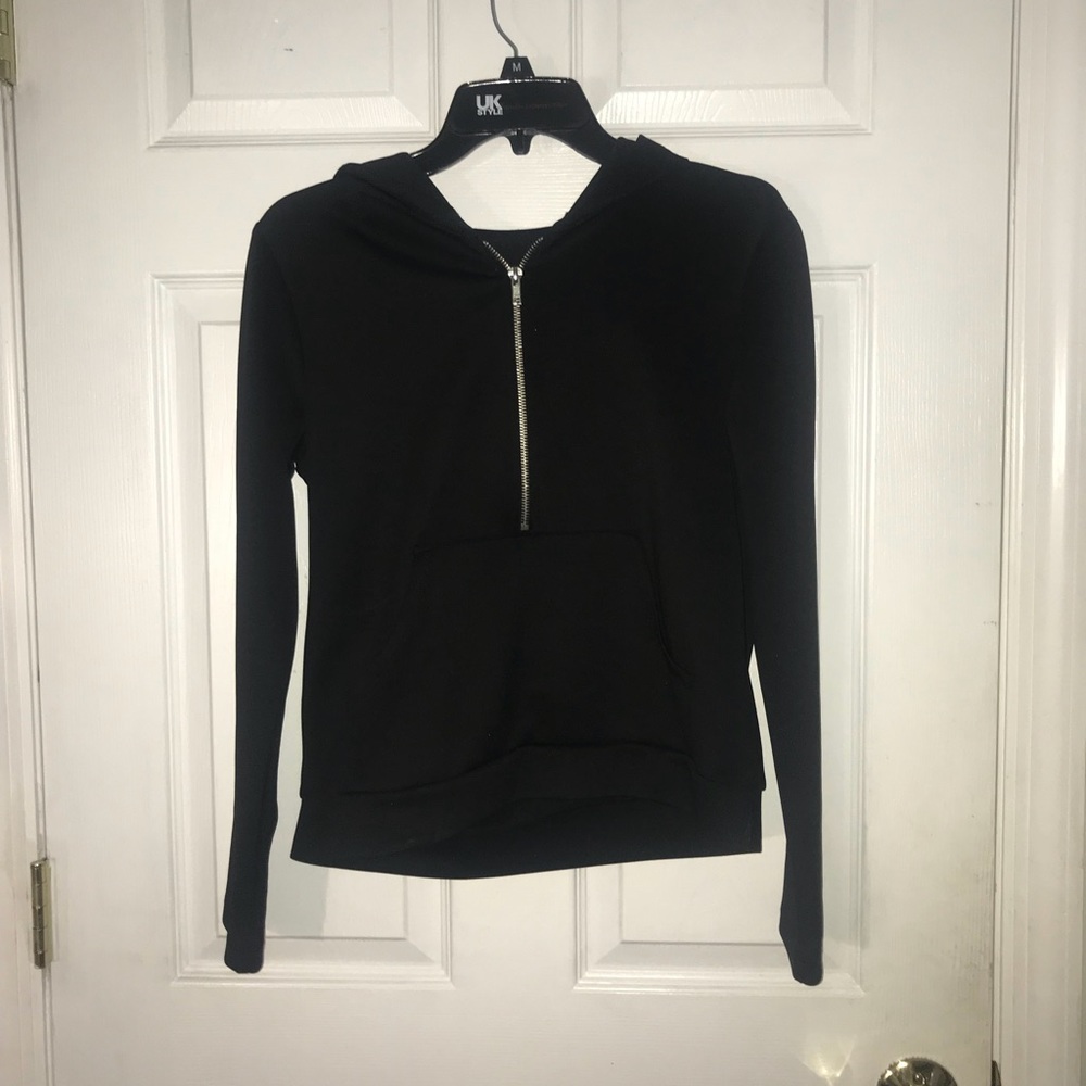 Halfway zip up hoodie